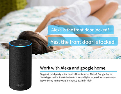 Tuya Dør- og Vindussensor – Med Smart App Varsling