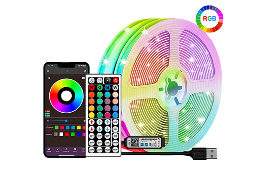 LED Lys med App – RGB (1–30 m)